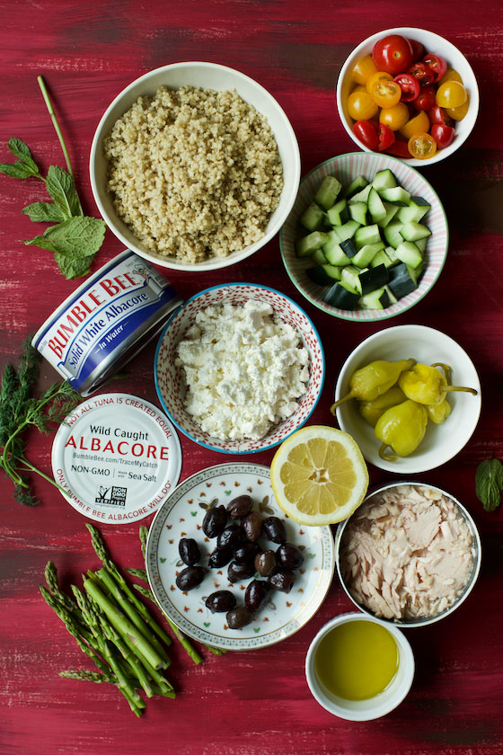 We are loving this super delicious Greek Salad with Bumble Bee® Solid White Albacore Tuna recipe @BumbleBeeSeafoods It only takes a few minutes to prepare! OnlyAlbacore #AD @MarlaMeridith ( @marlalmeridith ) @MarlaMeridith ( @marlalmeridith )