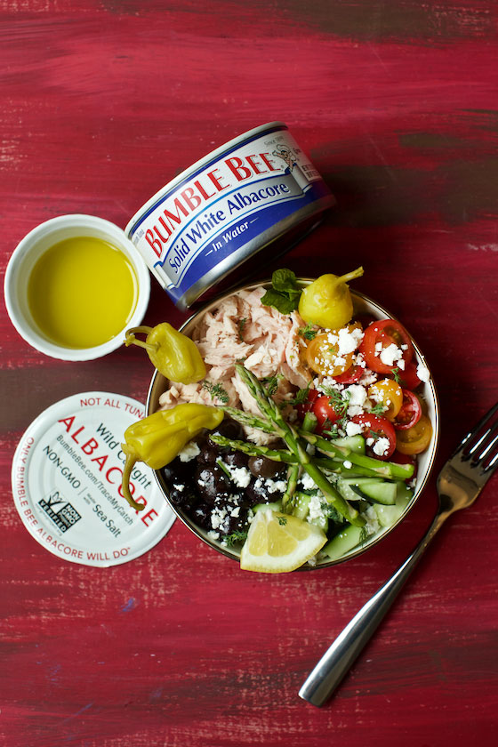 We are loving this super delicious Greek Salad with Bumble Bee® Solid White Albacore Tuna recipe @BumbleBeeSeafoods It only takes a few minutes to prepare! OnlyAlbacore #AD @MarlaMeridith ( @marlalmeridith ) @MarlaMeridith ( @marlalmeridith )