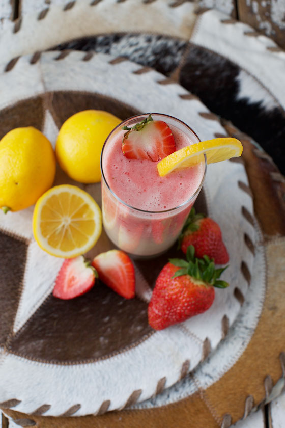 You've gotta try this delicious Strawberry Banana Smoothie. Get the recipe on MarlaMeridith.com