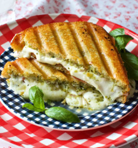 Pesto, Mozzarella And Tomato Panini Recipe, Simple To Prepare!