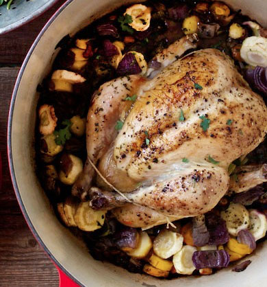 One-Pot Roasted Chicken & Veggies recipe