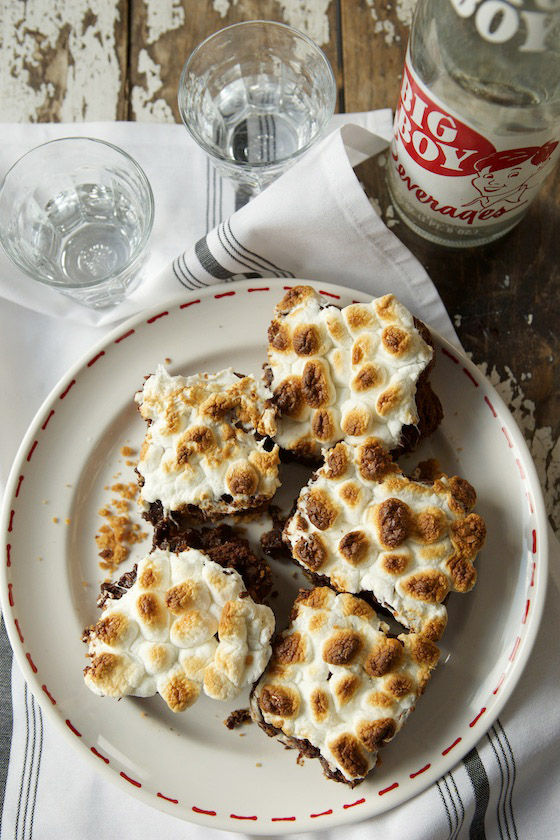 This S'mores Brownies recipe is our favorite campfire inspired dessert!