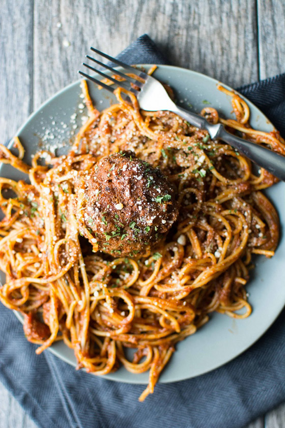 Crockpot Spaghetti and Meatballs recipe