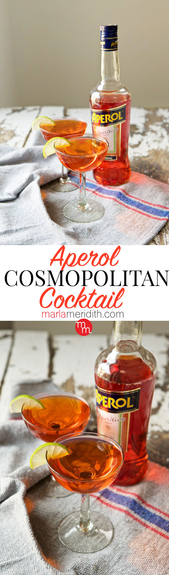 Aperol Cosmopolitan Cocktail recipe 