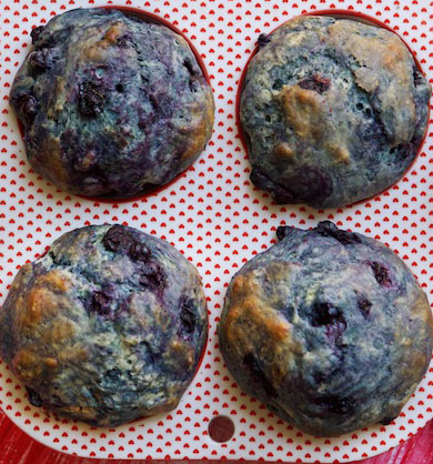 Blueberry Buttermilk Muffins #recipe