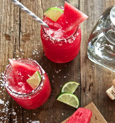 Frozen Watermelon Margaritas recipe