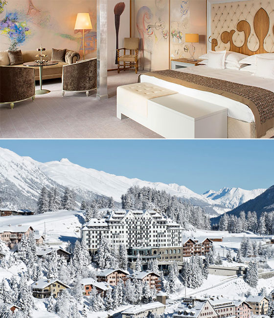 Carlton Hotel, St. Moritz, Switzerland | Bucket List: featured on MarlaMeridith.com #travel #alps #ski #luxury 