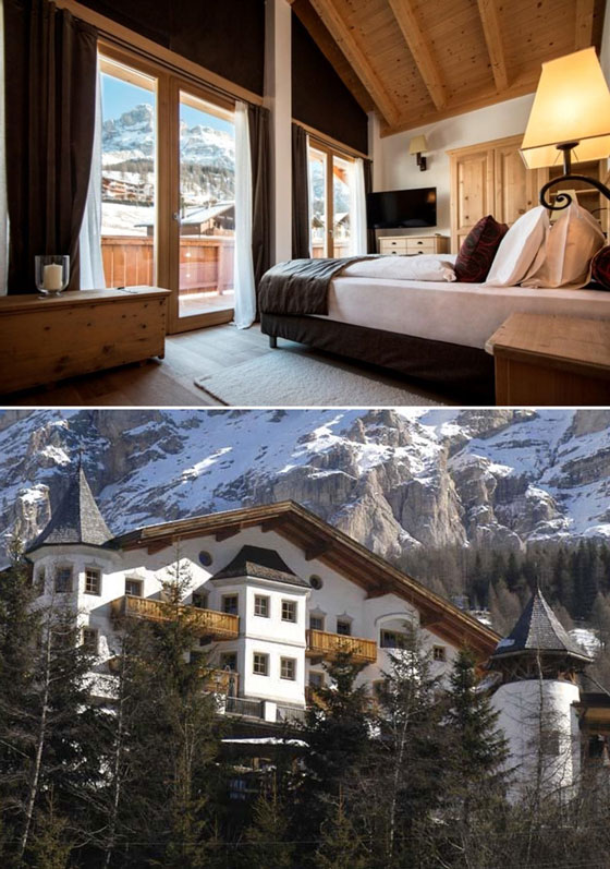 Hotel Rosaalpina, Dolomites, Italy | Bucket List: featured on MarlaMeridith.com #travel #alps #ski #luxury 