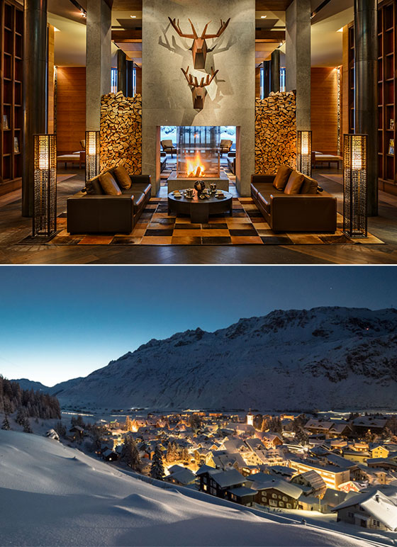 Bucket List: Luxury Romantic Ski Hotels in the Alps featured on MarlaMeridith.com #travel #alps #ski #luxury