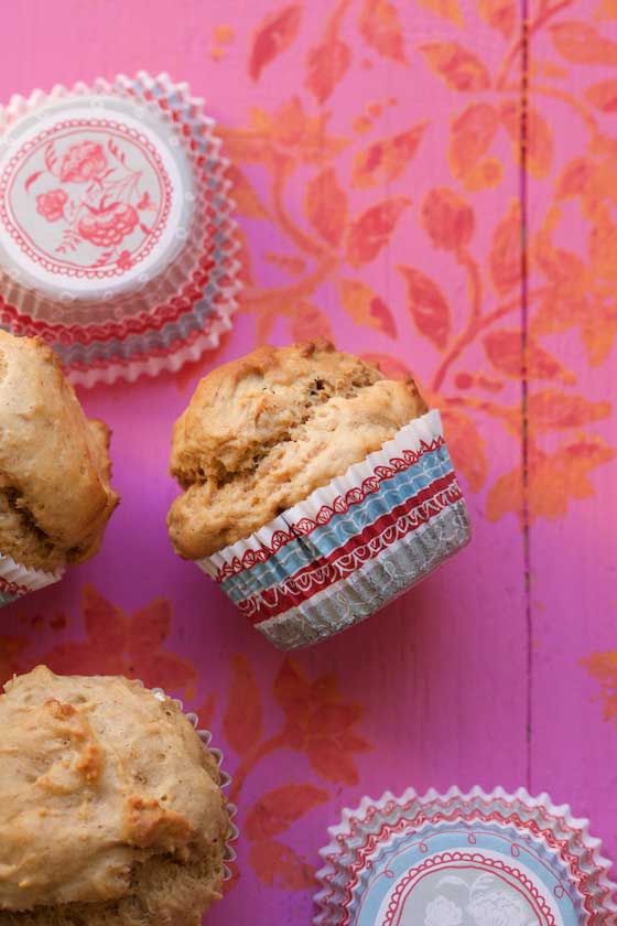 Make these delicious Peanut Butter Muffins for breakfast, brunch and snacks. Get the #recipe on MarlaMeridith.com #muffins