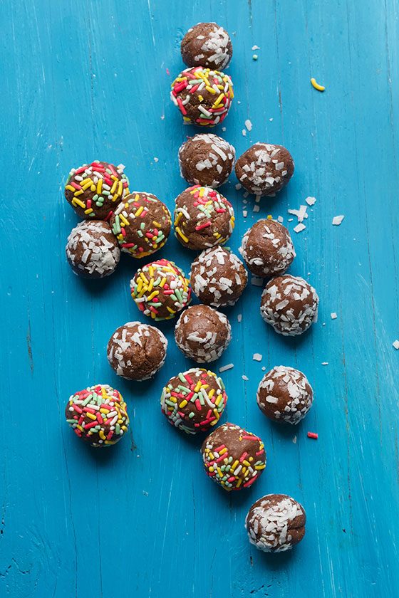 Hey chocolate lovers! You've gotta try these Brigadeiros {Brazilian Fudge Balls} asap. Get the recipe on MarlaMeridith.com