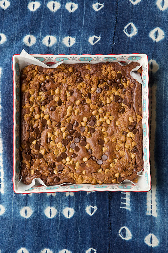 Get the recipe for these irresistible Peanut Butter Chocolate Chip Swirl Brownies on MarlaMeridith.com