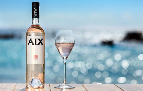 I LOVE AIX Rosé wine, perfect for all kinds of get togethers! marlameridith.com