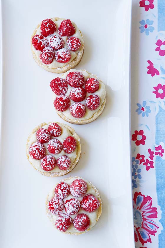 These Sweet Summer Raspberry Tarts will be the hit at your next party! Get the recipe on MarlaMeridith.com