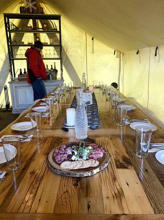 For a authentically rustic mountain experience have dinner & epic mountain views with Telluride Sleighs and Wagons! MarlaMeridith.com