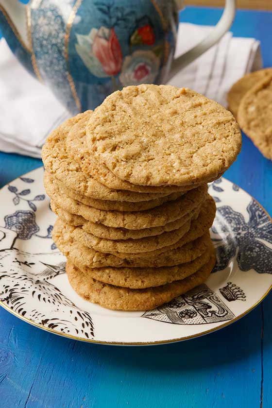 Try this Simple, Easy & Healthier Almond Butter Cookies recipe today! They are made with whole wheat pastry flour to lessen the cookie guilt! MarlaMeridith.com