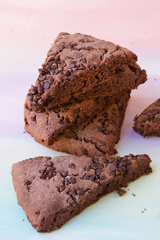 A family favorite! Try this Double Chocolate Buttermilk Scones recipe, great for any time of the day. Chocolate lovers will swoon over all the chocolate goodness packed inside. MarlaMeridith.com