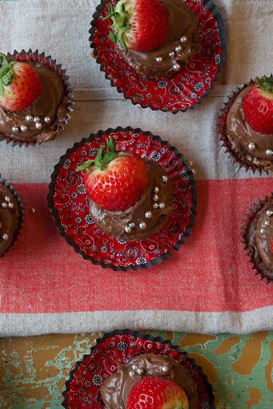 We love this Mini Chocolate Cheesecakes recipe for Valentine's Day and anytime you want to tell someone you love them with a chocolate sweet treat! MarlaMeridith.com