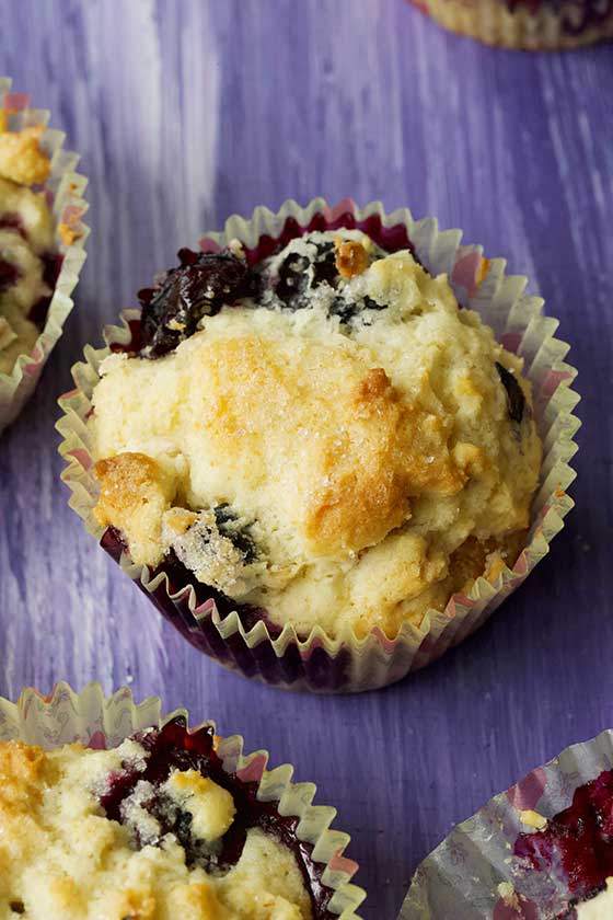 We are smitten with these delicious Blueberry Walnut Mascarpone Muffins. This recipe is simple to prepare and great for breakfast, brunch or as an anytime snack. MarlaMeridith.com