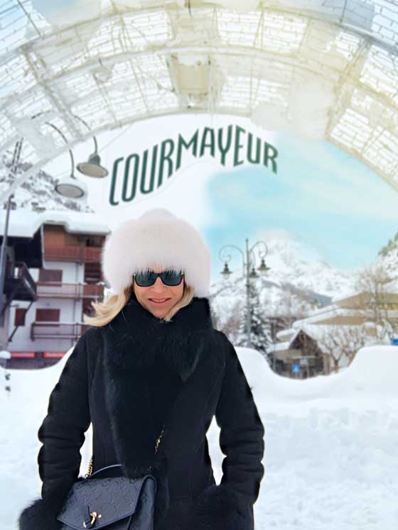 Visit Courmayeur, in Northwest Italy for spectacular skiing, dining, fashion, hotels and nightlife. This beautiful town is nestled in the mountains of the Mont Blanc Massif. MarlaMeridith.com