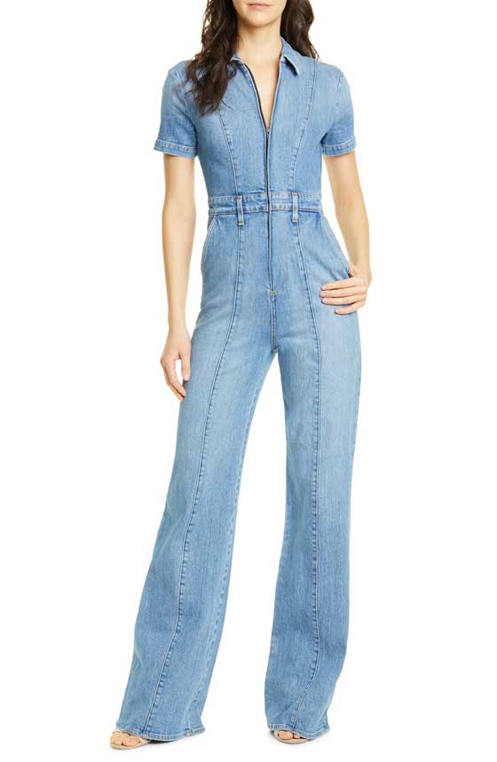 Mix things up this season with the denim jumpsuit! What used to be known as utility wear is now super chic and fashionable playsuits. Have fun dressing them up or keep things more casual. The choice is all yours! MarlaMeridith.com