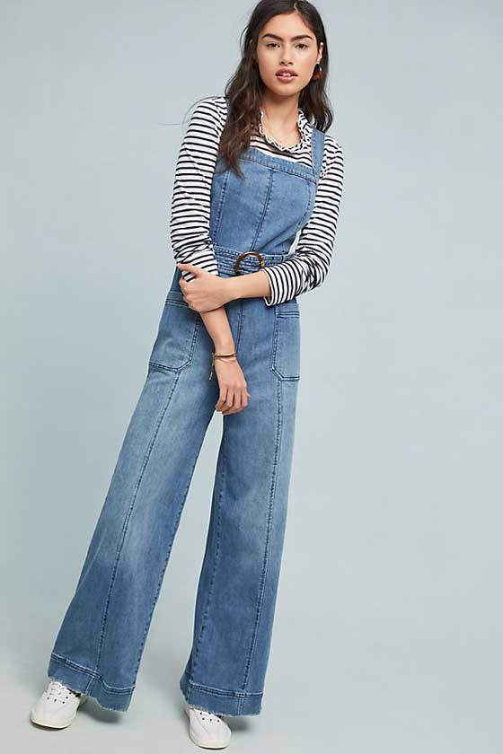 Mix things up this season with the denim jumpsuit! What used to be known as utility wear is now super chic and fashionable playsuits. Have fun dressing them up or keep things more casual. The choice is all yours! MarlaMeridith.com
