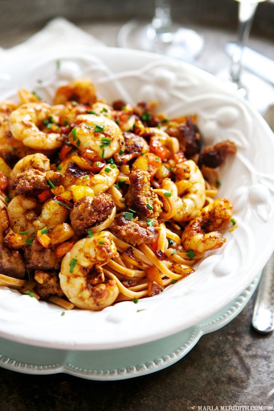 Easy and Delicious! Recipe: Southwest Shrimp and Chorizo Pasta Recipe