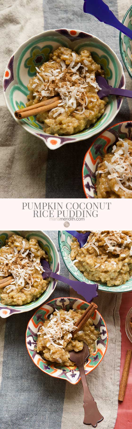 Looking for an easy & delicious recipe that captures all those delicious, cozy fall flavors? Look no further than this Coconut Pumpkin Rice Pudding. It's naturally sweetened with pure maple syrup and is also vegan & gluten free. MarlaMeridith.com