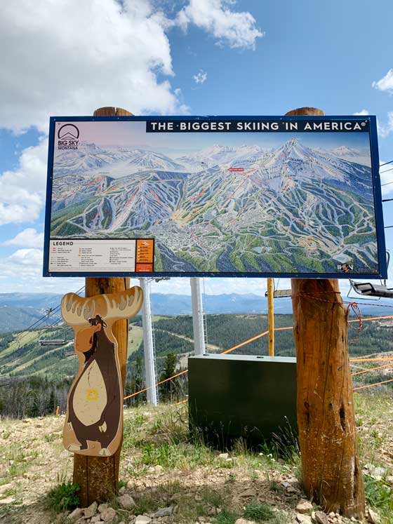 Big Sky, Montana Trail Map | MarlaMeridith.com