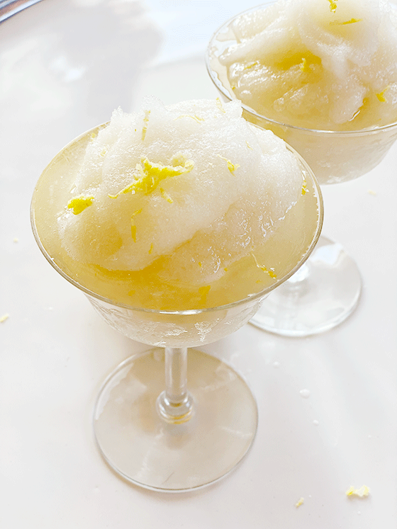 Boozy Frozen Lemonade AKA: Frozen Lemonade Quarantini recipe