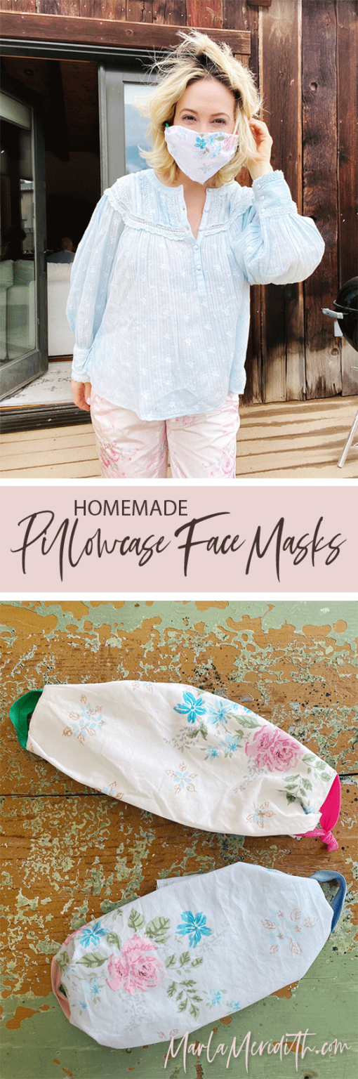 DIY Pillowcase Face Masks Marla Meridith