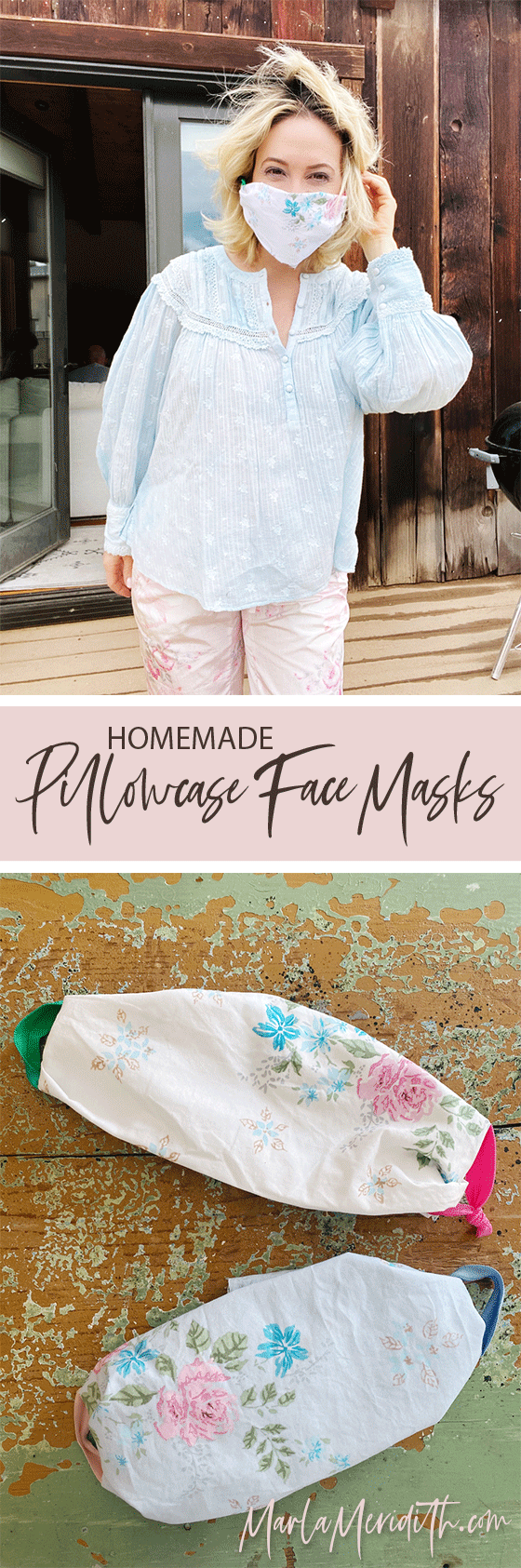 DIY Homemade Pillowcase Face Masks