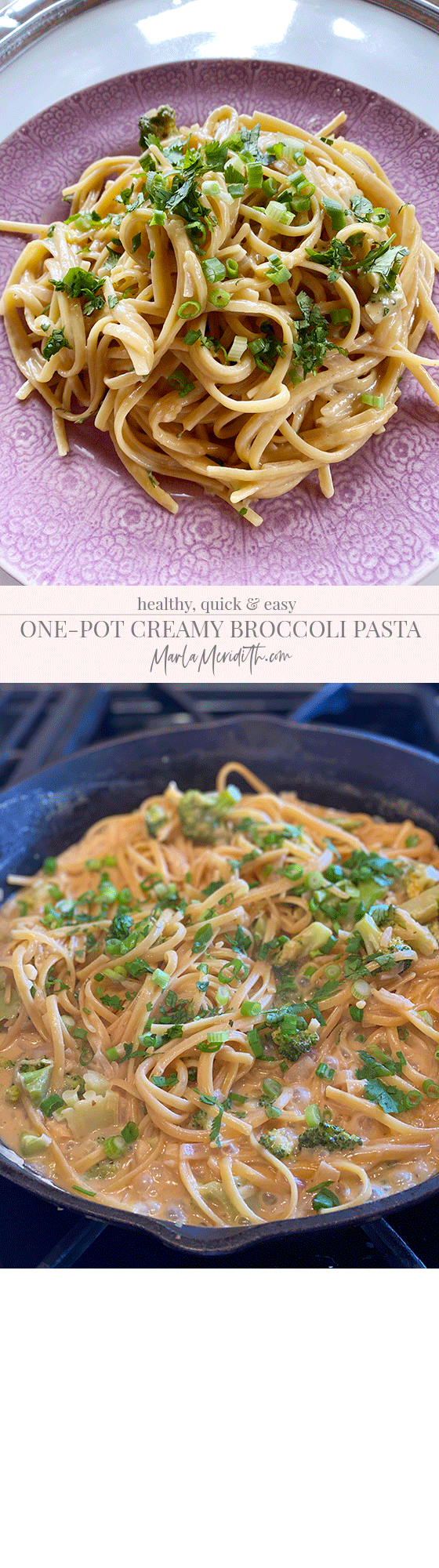 One-Pot Creamy Broccoli Pasta Recipe