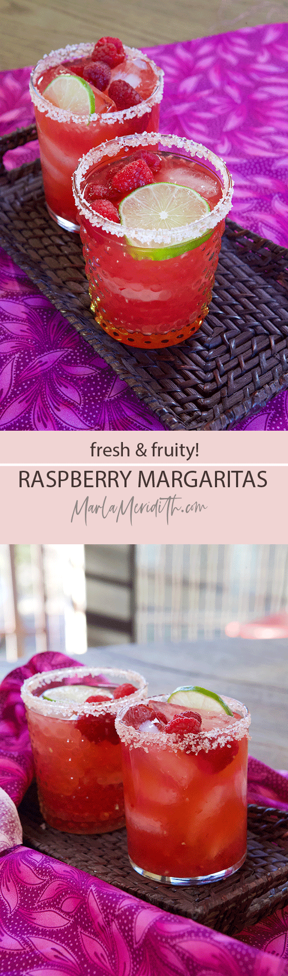 Delicious & Easy Fresh Raspberry Margaritas Recipe
