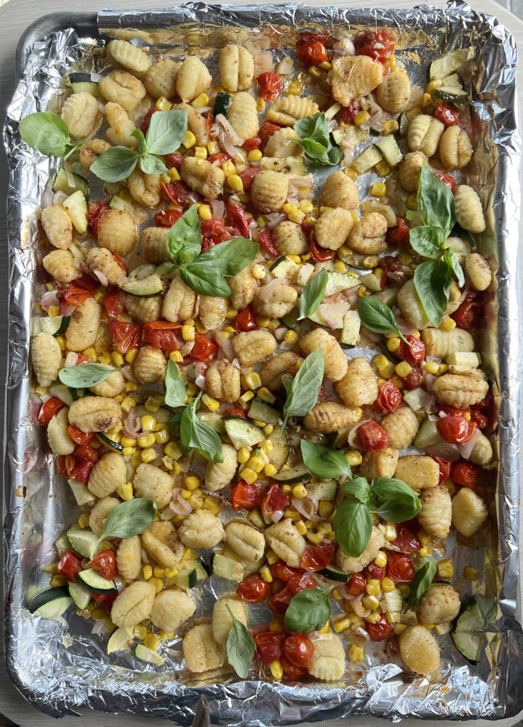 Recipe: Sheet Pan Gnocchi with Brown Butter & Summer Veggies - Marla Meridith
