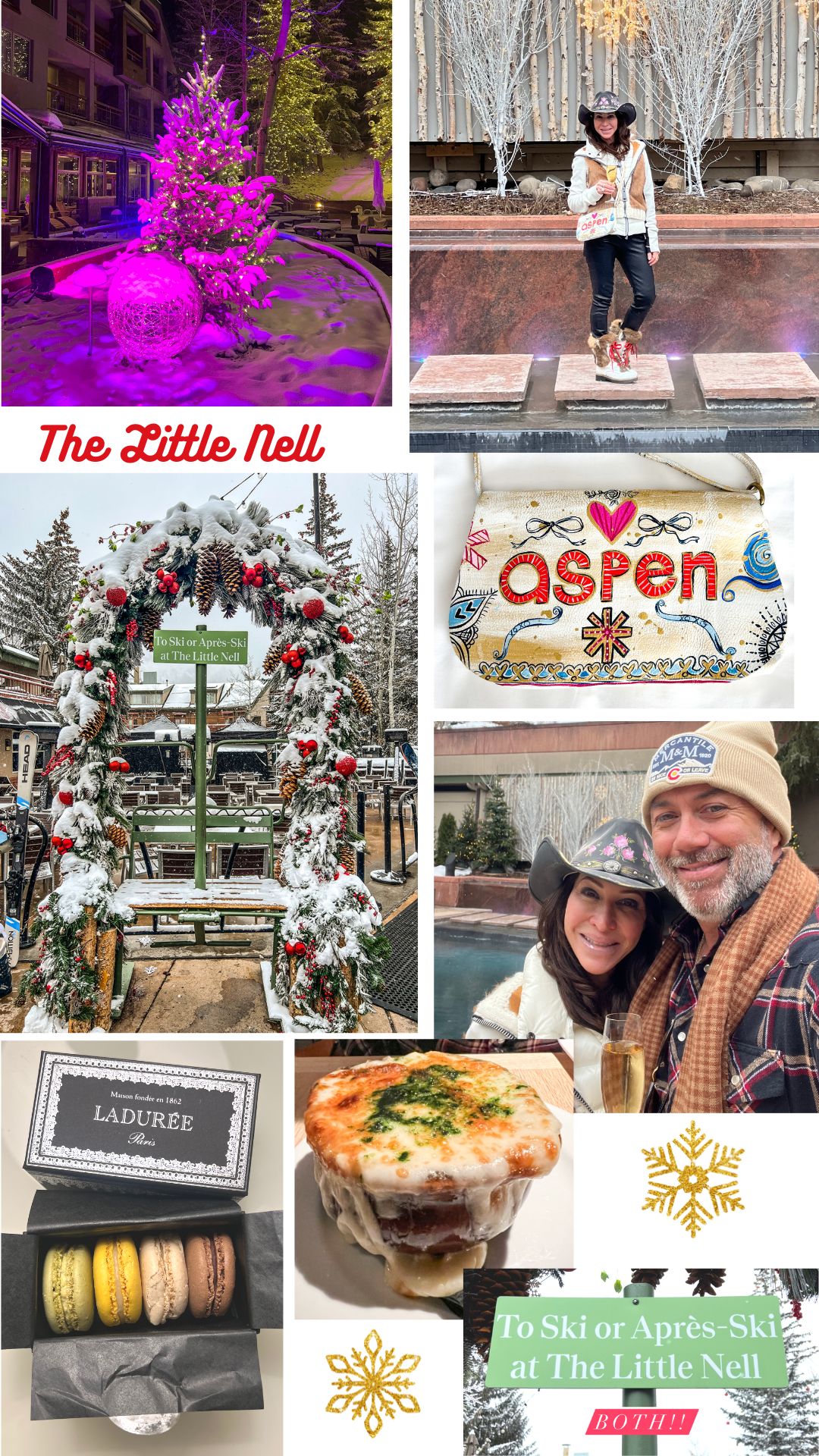 Marla Meridith's winter vacation at The Little Nell 5-star hotel in Aspen, Colorado 
